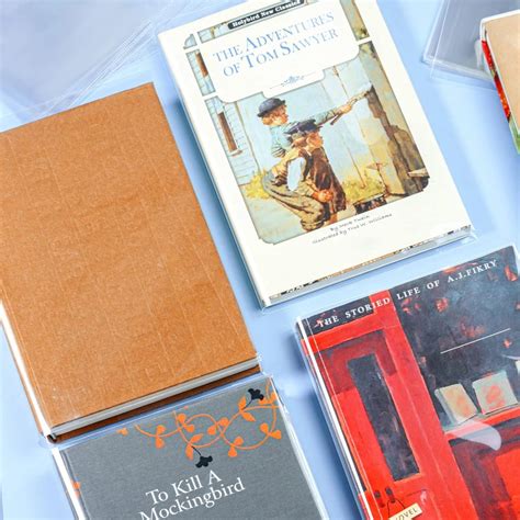 Book Cover Jackets with Adjustable Flap & Sealing Tape – Transparent S ...