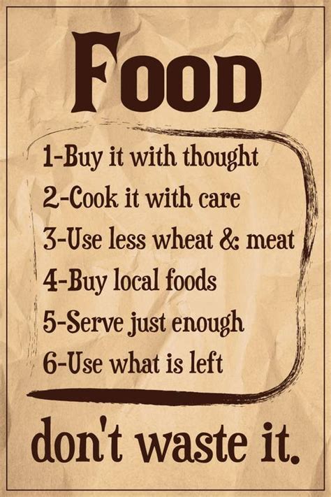 Seven Rays Food Don't Waste it Paper Print - Quotes & Motivation ...