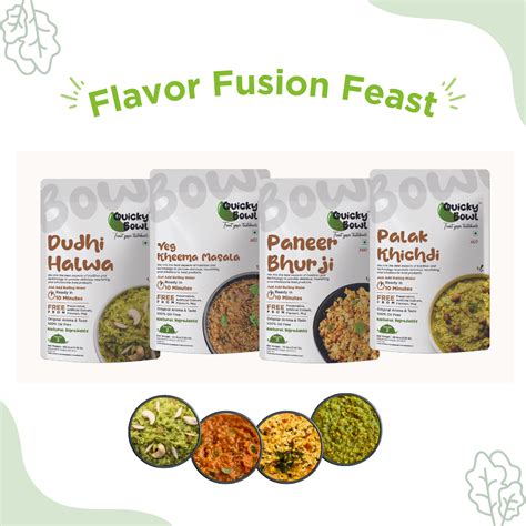Flavor Fusion Feast - Ready to Eat Food Combo – QuickyBowl