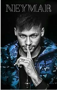 Neymar da Silva Santos Júnior Poster | neymar posters | neymar football ...