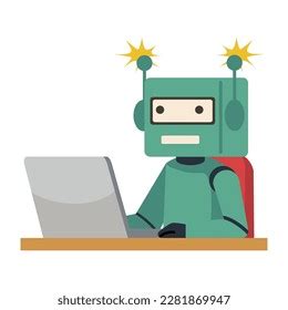 Cartoon Robot Doing Work 的图像结果