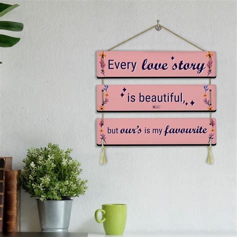 Buy Indigifts Wall Hanging Valentine Gifts Wooden Motivational Online
