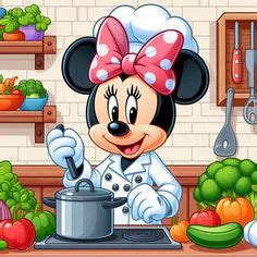 Mini Mouse Cooking 的图像结果