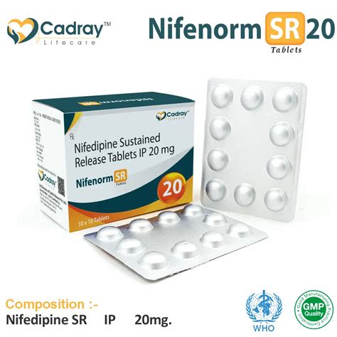 Nifenorm 20 Tablet (Nifedipine 20 mg SR tablet)