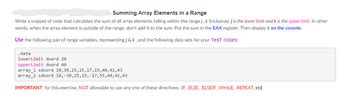 Image result for Range Sum Array Algorithm