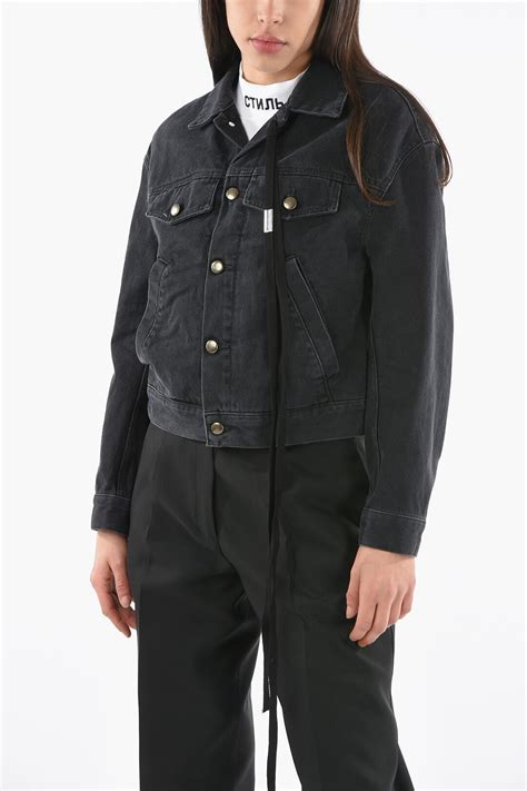 Ann Demeulemeester Faded Denim JENNY Jacket women - Glamood Outlet