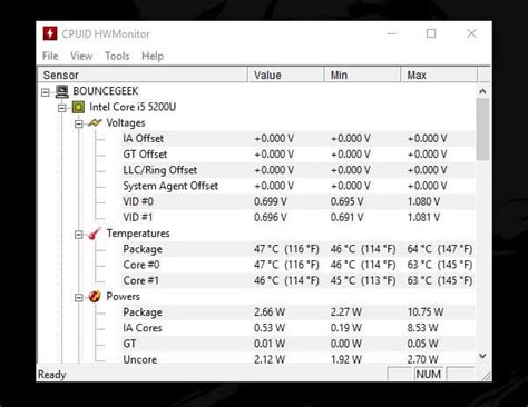 CPU Temp Monitor Software 的图像结果