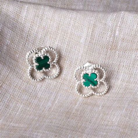 Order 4 Leaf Clover Studs - Silver online at lowest prices in India ...