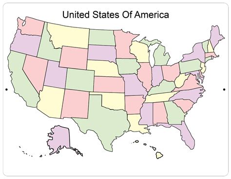 US Blank Map