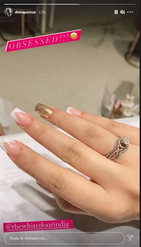 Rahul Vaidya-Disha Parmar Wedding: Disha Parmar giant diamond wedding ...