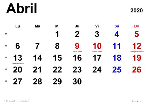 Calendario Abril 2020 Para Imprimir Educacao Infantil - vrogue.co