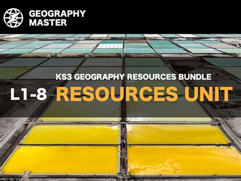 KS3 Geography - Resources Unit - Full Unit | Teaching Resources