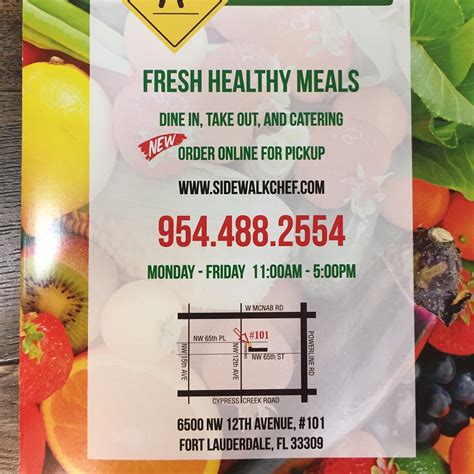 SIDEWALK CHEF KITCHEN, Fort Lauderdale - Restaurant Reviews, Phone ...