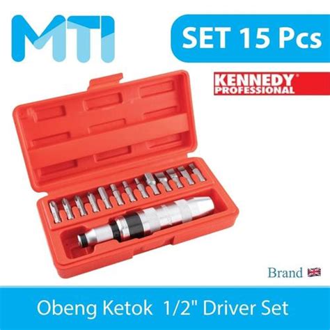 Jual KENNEDY PROFESSIONAL Obeng Ketok 1/2" Impact Driver Set - Kab ...