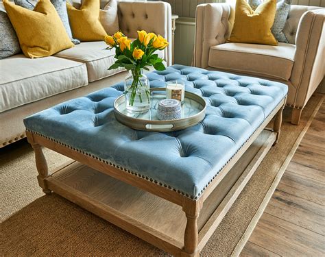 A Guide To Choosing A Blue Ottoman Coffee Table - Coffee Table Decor