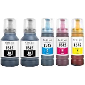 SHUOLEI 542 T542 Ink Compatible with Epson 542 T542 Refill Ink Bottles ...