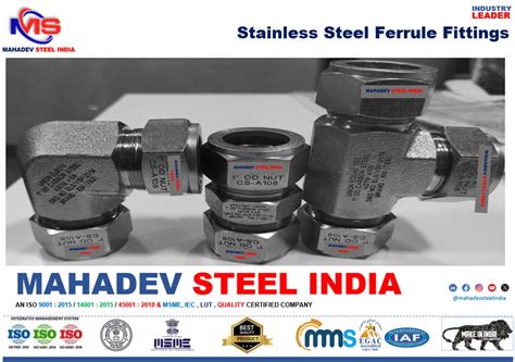 Stainless Steel Ferrule Fittings - Stainless Steel Ferrule Fittings ...