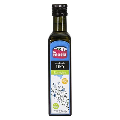 La Masía aceite de lino ecológico 250 ml. - BioFacil.es