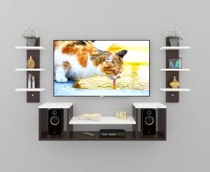 MACWUD Nicco Engineered Wood Wall Mount TV Entertainment Unit ...