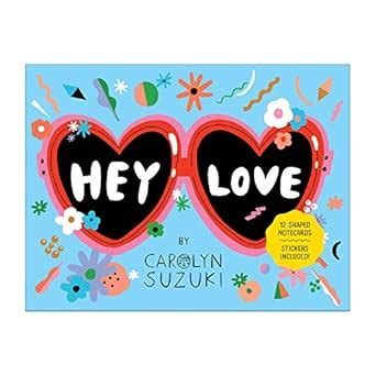 Buy Hey Love Shaped Notecard Portfolio Book Online at Low Prices in ...