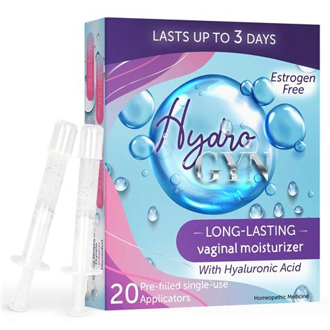 Amazon.com : Hydro GYN Vaginal Moisturizer | Long Lasting for Vaginal Dryness & Irritation ...