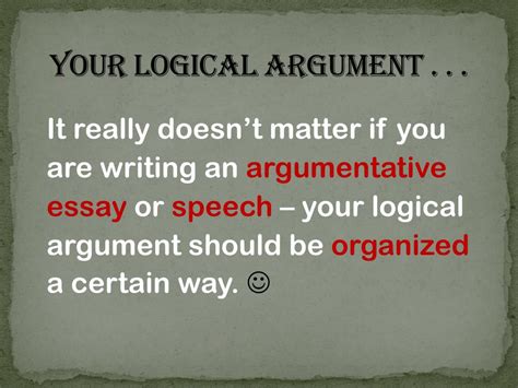 Image result for Logical Argument Topic Examples