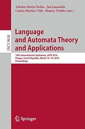 Buy Language and Automata Theory and Applications: 10th International ...