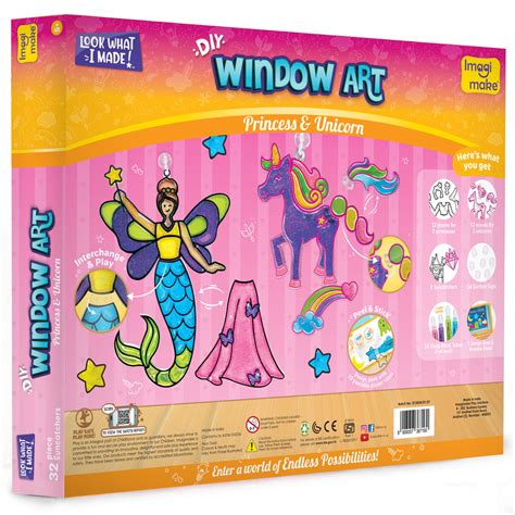 Window Art Princess & Unicorn – Imagimake