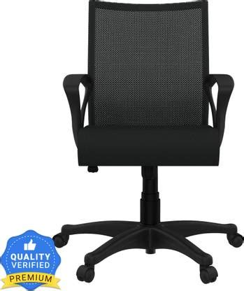 Godrej Interio Oxbo Mid Back Fabric Office Arm Chair Price in India ...