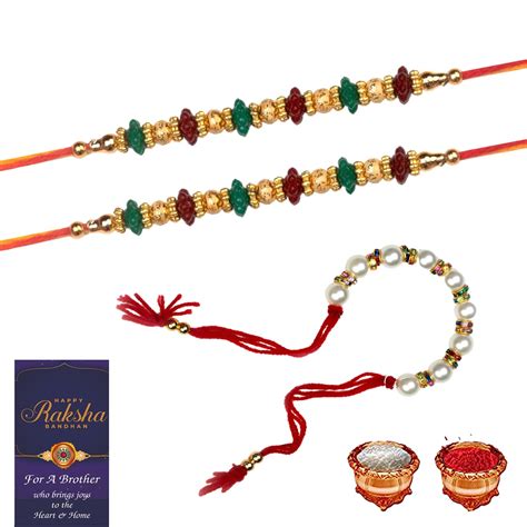 Buy De Marquis Designer Fancy Traditional Rakhi for Bro/Brother/Bhaiya ...