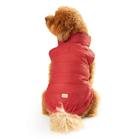 ZL Reversible Ambergini Puffer Dog Jacket | Zigly