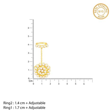 Buy GIVA 925 Silver Dilbaro Rings, Adjustable for Women Online