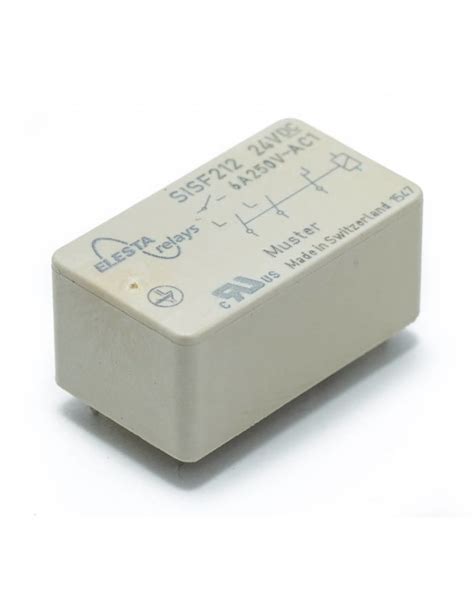 SISF212-12VDC (H321212) Elesta | Elesta PCB Mount Force Guided Relay ...