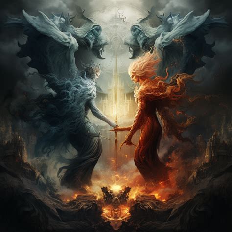 The Battle Between Good and Evil by icedragon4u on DeviantArt