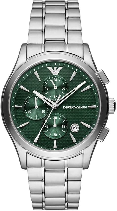 Emporio Armani Stainless Steel Analog Green Dial Men Watch-Ar11529 ...