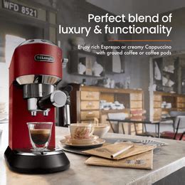 Buy DeLonghi EC685.R 1350 Watt Espresso Coffee Machine, Red Online in ...