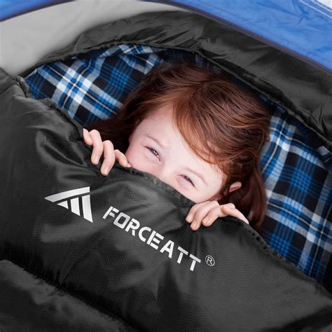 Buy Forceatt Sleeping Bag, 18℉-50℉ Flannel Sleeping Bags for Adults ...