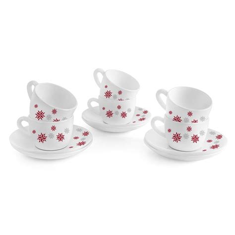 Cello Dazzle Queen Cup & Saucer 130 ml | Home and Kitchen Decor Items ...