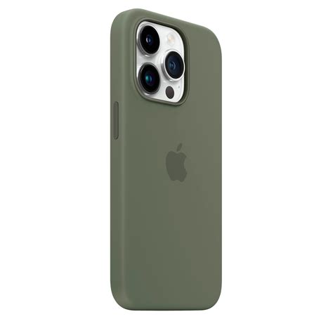 Best Buy: Apple iPhone 14 Pro Max Silicone Case with MagSafe Olive MQUN3ZM/A