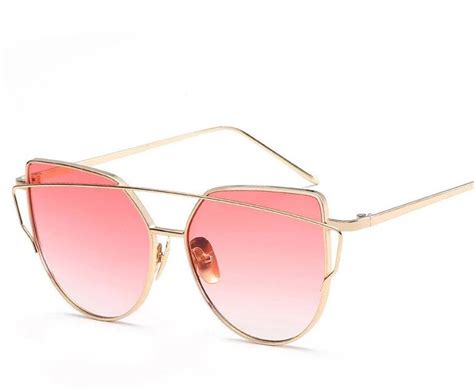 New Cat Eye Mirror Sunglasses For Women-SunglassesCraft