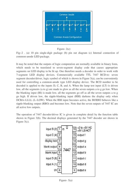 SOLUTION: Analysis of functions of bcd to 7 segment decoder - Studypool