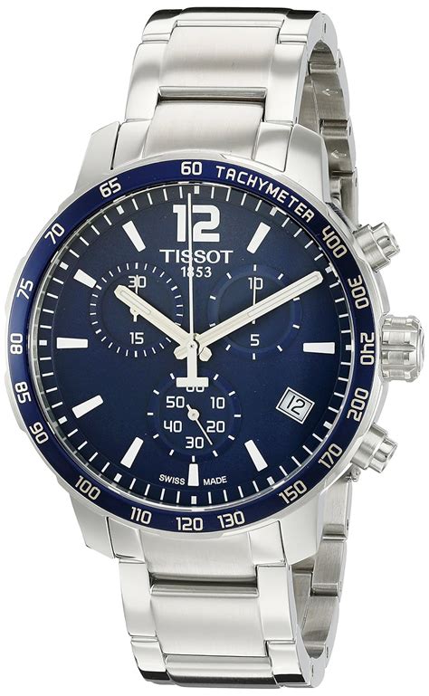 Tissot Casual Swiss Quartz Stainless Steel Analogue Men's Watch(Blue ...