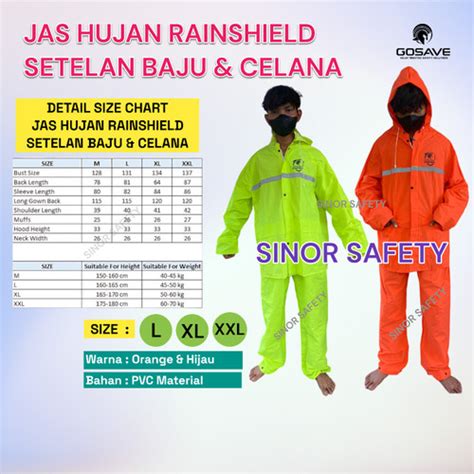 Jual Jas Hujan RAINGARD HIJAU Industrial Safety Raincoat Baju Celana ...