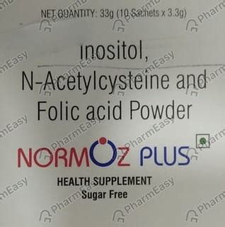 Buy Normoz Plus Sugar Free Sachet Of 3.3gm Powder Online at Flat 15% ...