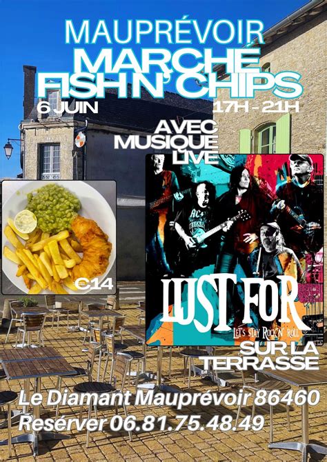 MARCHÉ ‘Fish n’ Chips’ avec LUST FOR @ Le Diamant ?? 6 juin , 6 Rue du ...