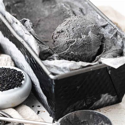 Black Sesame Ice Cream Recipe | Catherine Desserts