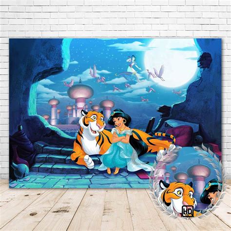 Jasmine Backdrop Aladdin Background 7x5 Arabian Castle Fairytale ...