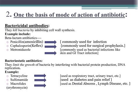 classification of antibiotics | PPTX