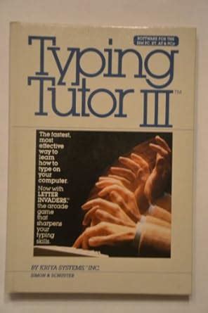 Typing Tutor III With Letter Invaders for the Entire IBM PC Family: Pc ...