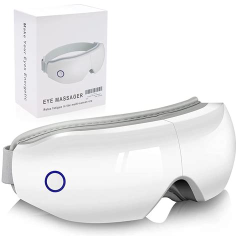 HASTHIP® 1000mAh Eye Massager Machine with Heat Vibration Therapy ...